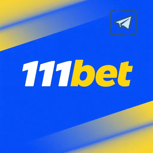 Imagem promovendo o canal oficial da 111bet no Telegram